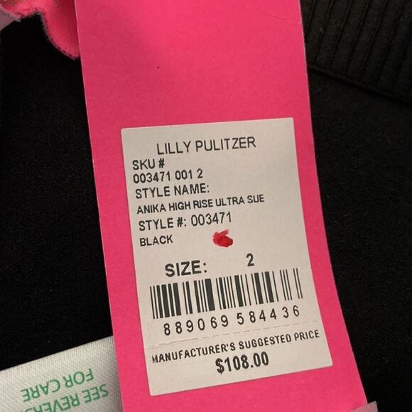 NWT Lily Pulitzer Woman’s Anika High Rise Ultra Suede Pull On Pant Size 2 - Picture 5 of 13